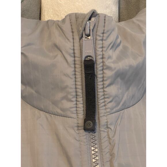 Men’s Columbia Puffer Jacket Gray Size Large | Clean | Gray Lined Coat | Ski - Picture 4 of 8